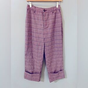 WHO WHAT WEAR X TARGET
Plaid Mid-Rise Wide-Leg Pants never worn size 2